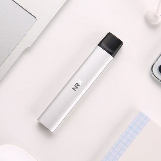 2019新款NRX2尼威二代注油小煙菸草水果味可充電式電子煙戒菸男女士款煙彈-月光銀套裝（内含烟桿*1，煙彈*2）