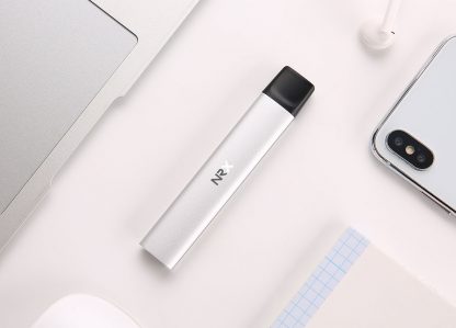 2019新款NRX2尼威二代注油小煙菸草水果味可充電式電子煙戒菸男女士款煙彈-月光銀套裝（内含烟桿*1，煙彈*2）