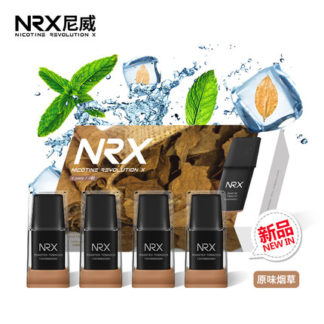 2019新款NRX3尼威三代Air正品電子煙菸彈水果味專用煙彈-原味煙草4入