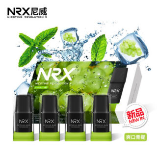 2019新款NRX3尼威三代Air正品電子煙菸彈水果味專用煙彈-爽口青提4入